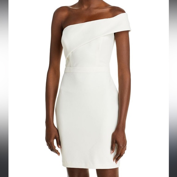 NWT Aqua One Shoulder Dress - Picture 2 of 9